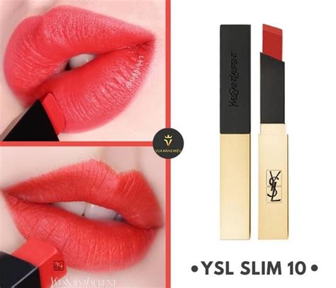 son ysl slim màu 10|YSL màu son.